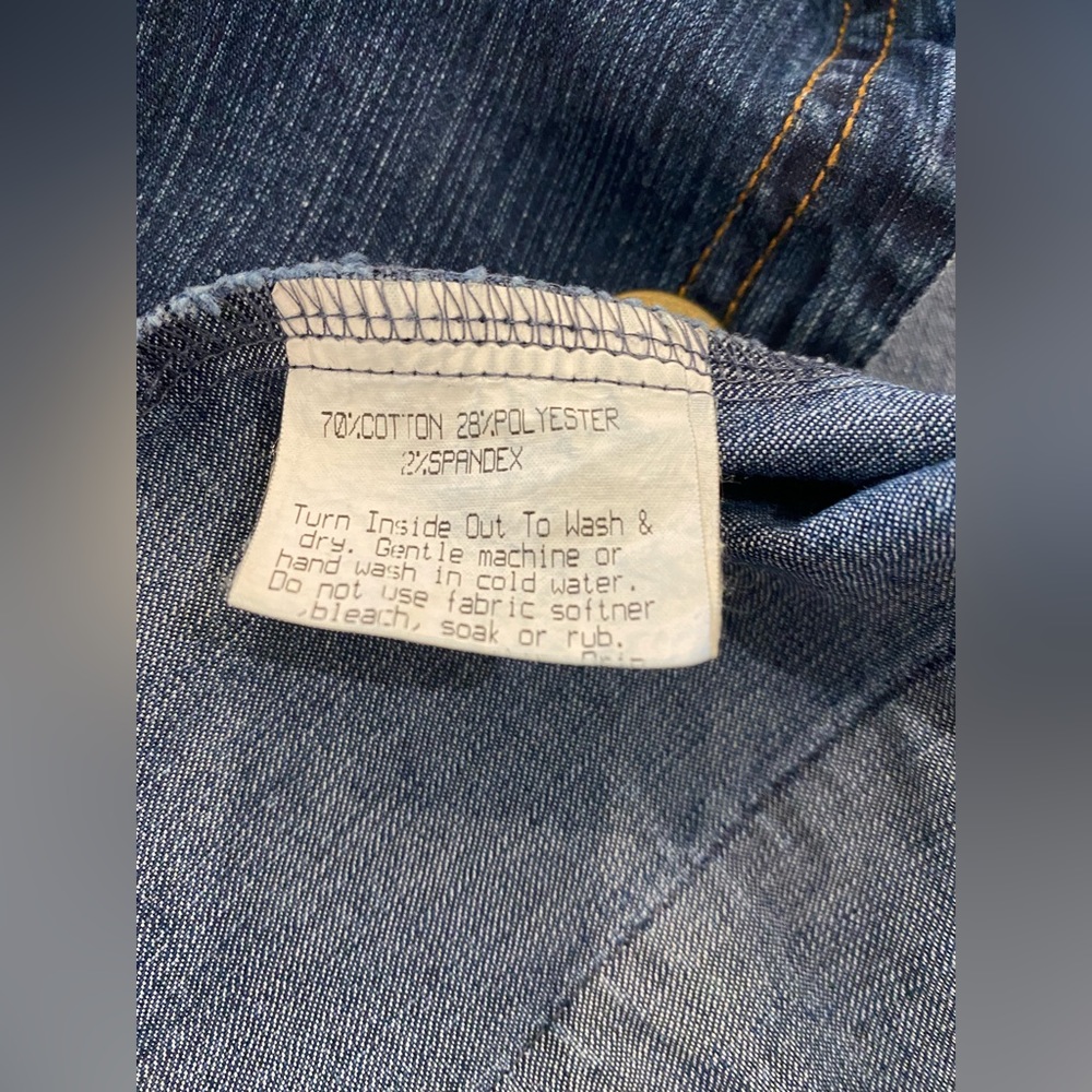 VSSP denim blazer jacket with floral details - Picture 9 of 9